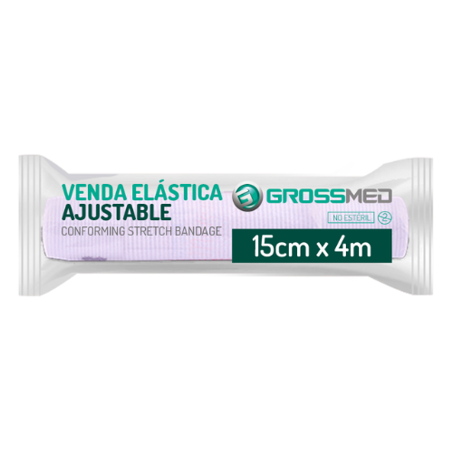 VENDA ELASTICA 15CM AJUSTABLE MAX X 4M (GROSSMED)